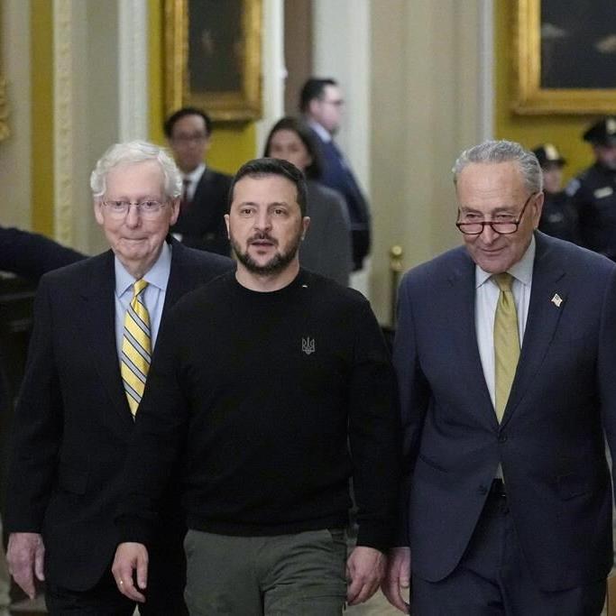 Ukraine faces heavy attack from air and cyberspace while Zelenskyy in US presses for more funding